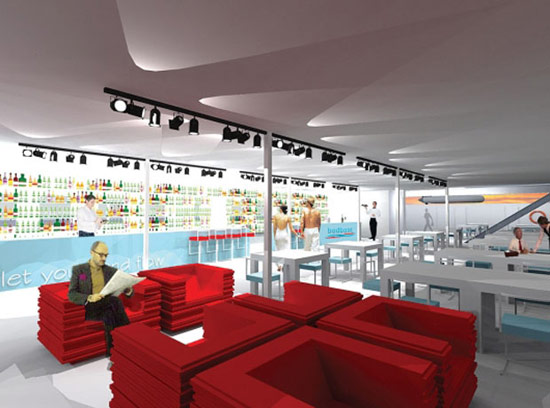 Espace Lounge avec terrasse panoramique