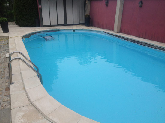 La piscine avant rénovation