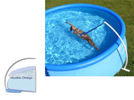 Arc de nage omega pour piscine autostable gonflable