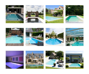 Galerie photos de piscine et jardin aménagés