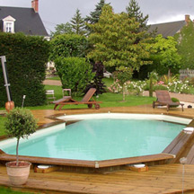 Vente kit piscine en bois à Tourcoing 59