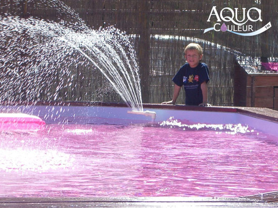 Colorant pour piscine couleur lavande